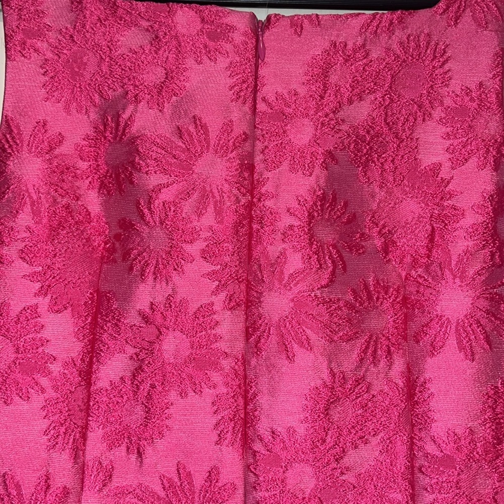 W by Worth Pink Floral Jacquard Dress - Picture 5 of 7